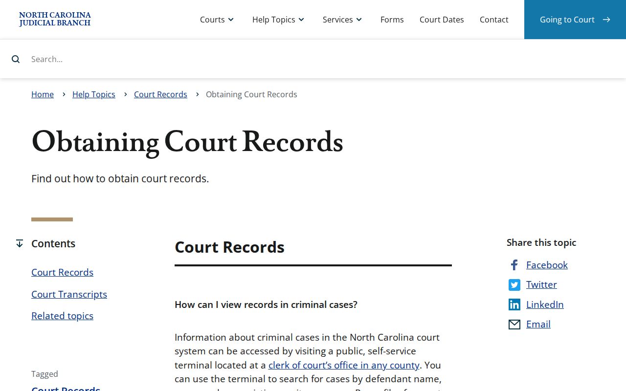 Washington County court records public terminal and Clerk access guidance