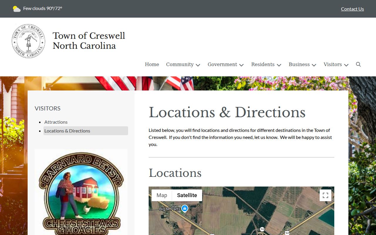 Creswell court docket Town Hall and municipal records context