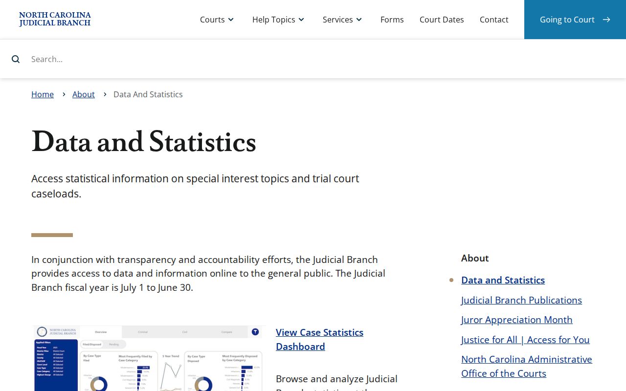 Washington County court docket Judicial Branch data and statistics