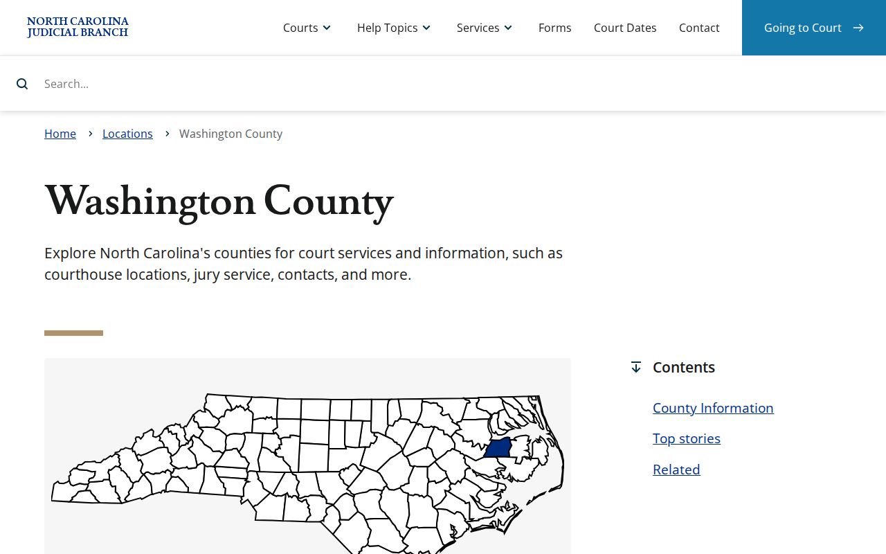 Washington County court docket court services and calendar links